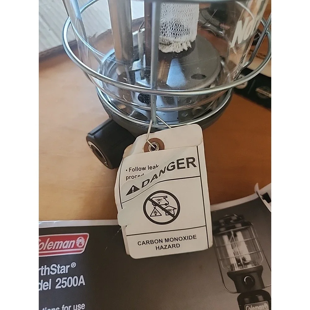 Vintage‎ Coleman Northstar Propane Lantern 2500-750 with Original Box.